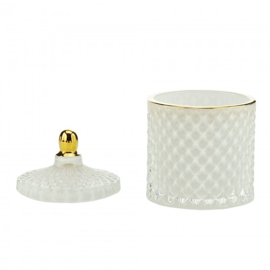 Pote 9x13cm Decorativo Vidro Sodo-calcico